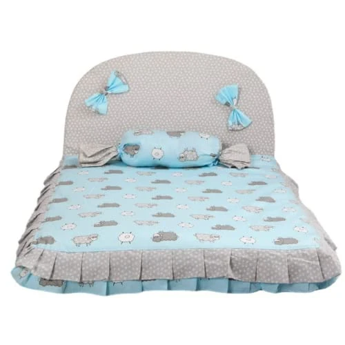 Dog Lovely Bed Comfortable Warm Pet House Print Fashion Cushion For Pet Sofa Kennel Puppy Mat Pad Bed (S, Blue) 3 Dog Lovely Bed Comfortable Warm Pet House Print Fashion Cushion For Pet Sofa Kennel Puppy Mat Pad Bed (S, Blue)