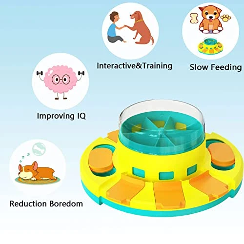 Kubatis Dog Puzzle Toys Level 3 2 1, Dog Treat Puzzle Slow Feeder, Interactive Enrichment Toys For Large/Medium/Small And Smart Dog, Dog Food Dispenser For Boredom And Mental Stimulation (Blue). 4 Kubatis Dog Puzzle Toys Level 3 2 1, Dog Treat Puzzle Slow Feeder, Interactive Enrichment Toys For Large/Medium/Small And Smart Dog, Dog Food Dispenser For Boredom And Mental Stimulation (Blue). - Image 2