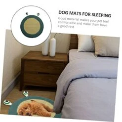 Balacoo Kennel Mat Bedding For Guinea Pigs Summer Dog Pad Doghouse Cooling Mat Dog Straw Mat Summer Pet Mat Pet Sleeping Cushion Dog Sleeping Mat Short Plush Green The Cat Lining -Dog Supply Store 41N2FqauSKL