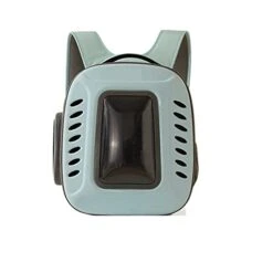 LEFEDA Pet Cat Carriers Backpack Breathable Cat Travel Outdoor Shoulder Bag For Small Dogs Cats Portable Packaging Bag Pet Supplies Pet Backpack Carrier (Color : Blue And Green)