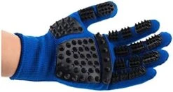 YangYan Silicone Pet Dog Brush Glove Deshedding Gentle Efficient Pet Grooming Glove Dog Bath Cat Cleaning Supplies Pet Glove Hair Remove (Color : Blue, Size : Left Hand) -Dog Supply Store 41NpHcUm4GL. AC