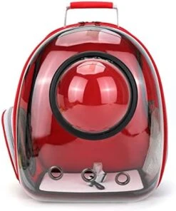 LEFEDA Pet Carrier Bag With Cover Cat Carrying Bag Breathable Pet Carrying Bag Small Dog And Cat Backpack Traveling Space Capsule Cage Pet Backpack Carrier (Color : Green) -Dog Supply Store 41OXEE6AJQL. AC