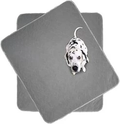 Kluein Pet Training Pads For Dogs | Non-Slip Absorbent | Washable Pads For Dogs Cat Rabbit Guinea Pig Small Pets, Travel Carrier, Dog Crate Mat, Food Mat (4-Pack S 18x24in, Grey) -Dog Supply Store 41PNy4cejaS. AC