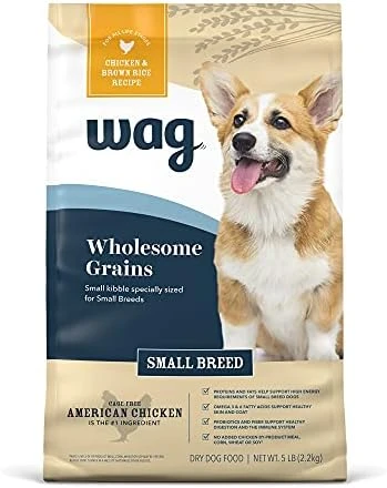 Amazon Brand – Wag Small Breed Dry Dog Food, Chicken And Brown Rice, 5 Lb Bag 9 Amazon Brand – Wag Small Breed Dry Dog Food, Chicken And Brown Rice, 5 Lb Bag - Image 7