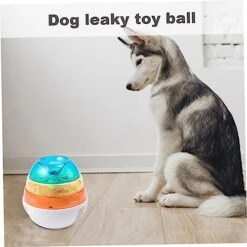 Pet Food Ball Toy Treat Tower Dog Cat Slow Feeder Dog Bowl Treat Dispenser Dog Toy Interactive Toys Pet Supplies For Dogs Cats (Colorful) -Dog Supply Store 41Py7HylIYL