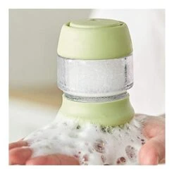 YangYan Pet Bath Brush Dog Massage Brush Multifunctional Storage Shampoo Bath Liquid Bath Dog Brush Green (Color : Green) -Dog Supply Store 41QOtnV3S2L