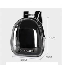 LEFEDA Portable Cat Travel Bag Breathable Space Capsule Expendable Transparent Carrier Pet Backpack For Cat Dog Pet Backpack Carrier (Color : 2) -Dog Supply Store 41QZj6jktNL