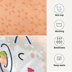 Cartoon Food Sushi Sashimi Dog Bed Mat Soft Crate Pad Washable Anti-Slip Mattress For 24 X 18 In Dogs And Cats Kennel Pad -Dog Supply Store 41R5tyxmBsL