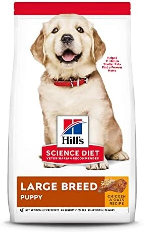 Hill's Science Diet Dry Dog Food, Puppy, Large Breeds, With Real Meat And Whole Grains, Chicken Meal And Oats Recipe, 15.5 Lb. Bag 9 Hill's Science Diet Dry Dog Food, Puppy, Large Breeds, With Real Meat And Whole Grains, Chicken Meal And Oats Recipe, 15.5 Lb. Bag - Image 7