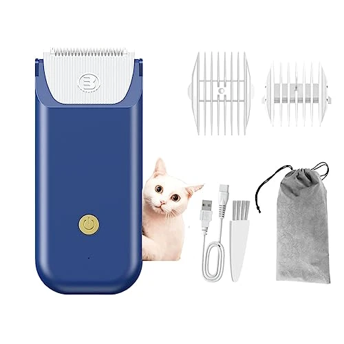 LEMULEGU Extra Safe High Speed Powerful Waterproof Mini Electric Pet Hair Grooming Trimmer Kits Rechargeable Cordless Hair Clippers For Cats And Dogs LGL100 Blue 3 LEMULEGU Extra Safe High Speed Powerful Waterproof Mini Electric Pet Hair Grooming Trimmer Kits Rechargeable Cordless Hair Clippers For Cats And Dogs LGL100 Blue