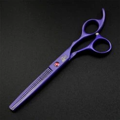 Pet Grooming Scissors Upscale Cat Dog 3 Pcs Set Purple Paint Professional Trimmer Kit Premium 7.0 Inch 6CR Steel Beauticians Straight Cutting & Thinning & Curved Shears Combs 5 Pet Grooming Scissors Upscale Cat Dog 3 Pcs Set Purple Paint Professional Trimmer Kit Premium 7.0 Inch 6CR Steel Beauticians Straight Cutting & Thinning & Curved Shears Combs -Dog Supply Store 41RhWxjOAlL