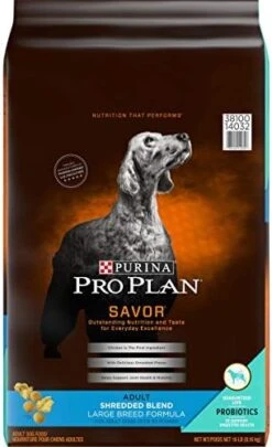 Purina Pro Plan Joint Health Large Breed Dog Food, Shredded Blend Chicken & Rice Formula - 34 Lb. Bag 12 Purina Pro Plan Joint Health Large Breed Dog Food, Shredded Blend Chicken & Rice Formula - 34 Lb. Bag -Dog Supply Store 41Rlza243bL. AC
