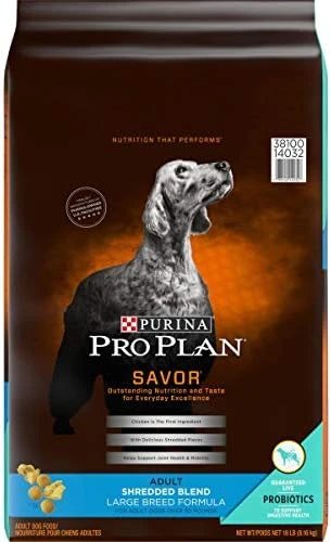 Purina Pro Plan Joint Health Large Breed Dog Food, Shredded Blend Chicken & Rice Formula - 34 Lb. Bag 7 Purina Pro Plan Joint Health Large Breed Dog Food, Shredded Blend Chicken & Rice Formula - 34 Lb. Bag - Image 5