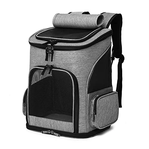 LEFEDA Fodable Pet Carrier Bag Breatheable Mesh Dog Backpack For Cats Dogs Puppy Durable Oxford Cloth Outdoor Travel Bag Pet Products Pet Backpack Carrier (Color : Gray) 3 LEFEDA Fodable Pet Carrier Bag Breatheable Mesh Dog Backpack For Cats Dogs Puppy Durable Oxford Cloth Outdoor Travel Bag Pet Products Pet Backpack Carrier (Color : Gray)