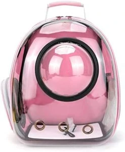 LEFEDA Pet Carrier Bag With Cover Cat Carrying Bag Breathable Pet Carrying Bag Small Dog And Cat Backpack Traveling Space Capsule Cage Pet Backpack Carrier (Color : Green) -Dog Supply Store 41SaOMbvvvL. AC