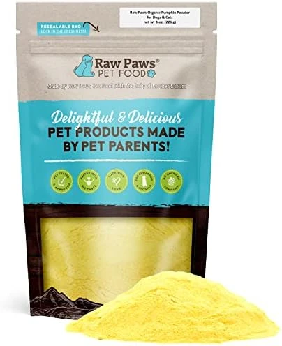 Raw Paws USA Organic Pumpkin Powder For Cats & Dogs, 4-oz - Healthy Stool, Diarrhea, Constipation Relief, Pure Pumpkin For Dogs, Canned Pumpkin For Dogs Alternative, Dog Pumpkin Powder, Fiber For Cats 7 Raw Paws USA Organic Pumpkin Powder For Cats & Dogs, 4-oz - Healthy Stool, Diarrhea, Constipation Relief, Pure Pumpkin For Dogs, Canned Pumpkin For Dogs Alternative, Dog Pumpkin Powder, Fiber For Cats - Image 5