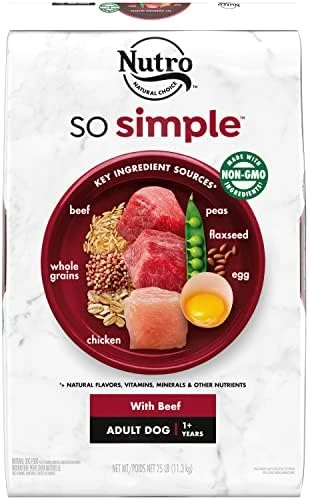 NUTRO SO Simple With Beef Adult Dog Food, 4 Lb. 8 NUTRO SO Simple With Beef Adult Dog Food, 4 Lb. - Image 6