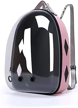 LEFEDA Pet Cat Bag Carrier For Dog Backpack Bubble Capsule Portable Transparent Breathable Opening Design Handbag Pet Backpack Carrier (Color : Pink Bag) 11 LEFEDA Pet Cat Bag Carrier For Dog Backpack Bubble Capsule Portable Transparent Breathable Opening Design Handbag Pet Backpack Carrier (Color : Pink Bag) - Image 9