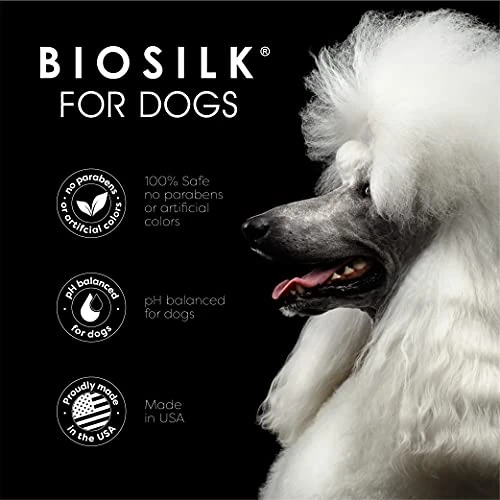 BioSilk Bundle Detangling Kit - Includes Silk Therapy Dog Detangling Shampoo, Detangling Conditioning Spray, And Pin Brush - Dog Grooming Kit, Detangling Brush, Dog Spray, Dog Shampoo 6 BioSilk Bundle Detangling Kit - Includes Silk Therapy Dog Detangling Shampoo, Detangling Conditioning Spray, And Pin Brush - Dog Grooming Kit, Detangling Brush, Dog Spray, Dog Shampoo - Image 4