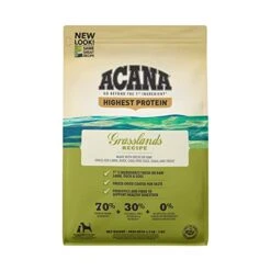ACANA Highest Protein Dry Dog Food, Grasslands, Lamb And Duck Recipe, 4.5lb