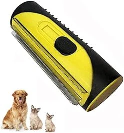 3-in-1 Undercoat Brush For Dogs, Undercoat And Hair Removal Brush, Animal Hair Remover Roller, Suitable For All Hairy Pets Large Dogs, Cats (Pink) (Color : Pink) -Dog Supply Store 41W4SzZYWL. AC