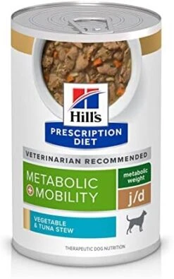 Hill's Prescription Diet Metabolic + Mobility, Weight + J/d Joint Care Chicken Flavor Dry Dog Food, Veterinary Diet, 24 Lb. Bag -Dog Supply Store 41WOztMJ4ZL. AC