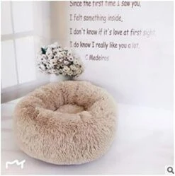 YangYan Dropship Faux Fur Dog Beds Orthopedic Donut Cat Pet Bed For Dropship Cama Perro Dogs - Self Warming Indoor Round Pillow Cuddler (Color : Gloves, Size : 40cm) -Dog Supply Store 41Wci0qJtCL. AC