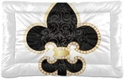 Poeticcity Yellow Mexican Food Tortilla, Hamburger, Burrito, Tequila Dog Cat Bed Mat Soft Crate Pad Mattress Cushion For Small Medium Pets, Anti Slip Sleeping Kennel Mat Washable & Dry 36x24 Inch -Dog Supply Store 41Wn8Xteq9L. AC