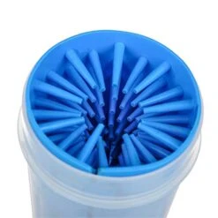 Kuntrona Pet Foot Clean Cup For Dogs Cats Cleaning Tool Soft Plastic Washing Brush Paw Washer Accessories Blue 10.5x10.5x8.2cm -Dog Supply Store 41XHCx29ADL