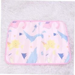 Pet Pee Pad 3pcs Pet Pee Pad Puppy Pee Pads Cartoon Dinosaur Pet Pee Mat Pet Floor Mat Puppy Training Pad Urine Pad Blush Earth Tones Pink Double-Sided Dog Mat -Dog Supply Store 41XJV13XJQL