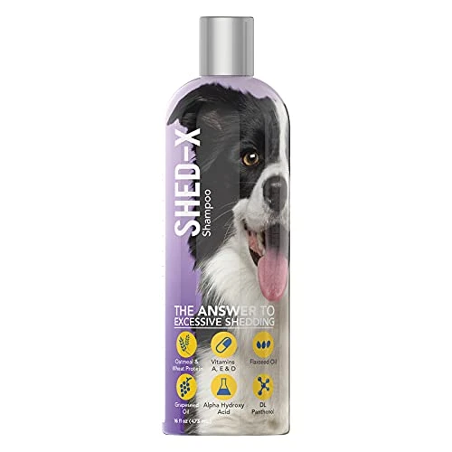 Shed-X Shed Control Shampoo For Dogs, 16 Oz – Reduce Shedding – Shampoo Infuses Skin And Coat With Vitamins And Antioxidants To Clean, Release Excess Hair, And Exfoliate 3 Shed-X Shed Control Shampoo For Dogs, 16 Oz – Reduce Shedding – Shampoo Infuses Skin And Coat With Vitamins And Antioxidants To Clean, Release Excess Hair, And Exfoliate