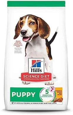 Hill's Science Diet Dry Dog Food, Puppy, Chicken Meal & Barley Recipe, 4.5 Lb. Bag -Dog Supply Store 41XZECLcdbL. AC 1