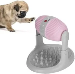 Pet Chewing Toy, Dog Training Leakage Food Toy TPR Ball Rolling Slow Feeder Food Bowl For Cat Dog(Blue) -Dog Supply Store 41XZLK29PBL. AC