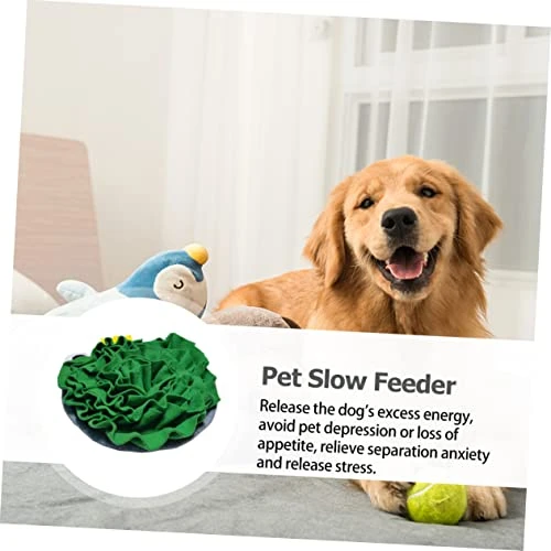 Ipetboom Frog Sniffing Pad Food Toy Frog Toy Dogman Toys Teething Toys For Puppies Dogs Nose Work Mat Dog Blanket Pet Leak Food Toy Pet Plaything Pet Food Leakage Toy Puzzle Green Plush 4 Ipetboom Frog Sniffing Pad Food Toy Frog Toy Dogman Toys Teething Toys For Puppies Dogs Nose Work Mat Dog Blanket Pet Leak Food Toy Pet Plaything Pet Food Leakage Toy Puzzle Green Plush - Image 2