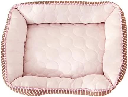 DXYDSC Summer Mat For Dogs Cats Pet Self Mat Soft Rectangle Washable Bed Cushion For Small Medium Large Breed Metal Dog Bowl Slow Feeder (B, One Size) 5 DXYDSC Summer Mat For Dogs Cats Pet Self Mat Soft Rectangle Washable Bed Cushion For Small Medium Large Breed Metal Dog Bowl Slow Feeder (B, One Size) - Image 3