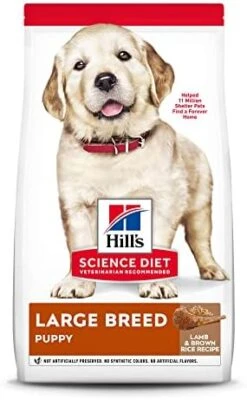 Hill's Science Diet Dry Dog Food, Puppy, Large Breeds, With Real Meat And Whole Grains, Chicken Meal And Oats Recipe, 15.5 Lb. Bag 16 Hill's Science Diet Dry Dog Food, Puppy, Large Breeds, With Real Meat And Whole Grains, Chicken Meal And Oats Recipe, 15.5 Lb. Bag -Dog Supply Store 41ZcVTeIBTL. AC