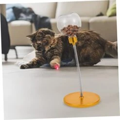 POPETPOP 2pcs Slow Food Ball Automatic Pet Feeders Dog Food Automatic Feeder Puppy Dog Dog Training Exercise Slow Feed Bowl Puppy Dog Treat Dog Treats Dispensing Ball Yellow -Dog Supply Store 41ZxRwrPXuL