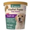 NaturVet – VitaPet Puppy Daily Vitamins For Dogs – Plus Breath Aid – Specifically Formulated To Provide Puppies With Essential Vitamins, Minerals, Amino Acids & Fatty Acids (70 Soft Chews)