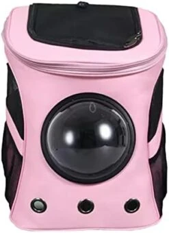 LEFEDA Large Pet Backpack Portable Space Capsule Breathable Window Cat Carrier Dog Bag Pets Products Accessories Portable Travel Bags Pet Backpack Carrier (Color : Gray) -Dog Supply Store 41b0A9tJJHL. AC