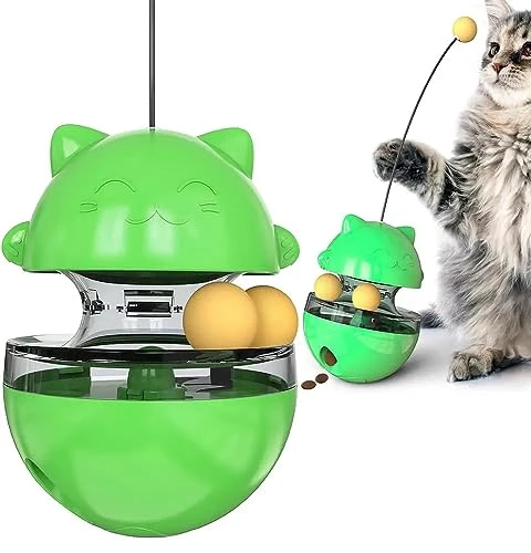 GENERIC Food Leaking Feeder Ball For Cats Or Dogs Interactive Pet Toy That Help Fight Boredom And Keep Pets Active And Stimulated 4 GENERIC Food Leaking Feeder Ball For Cats Or Dogs Interactive Pet Toy That Help Fight Boredom And Keep Pets Active And Stimulated - Image 2