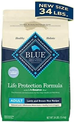 Blue Buffalo Life Protection Formula Natural Adult Healthy Weight Dry Dog Food, Chicken And Brown Rice 30-lb -Dog Supply Store 41bZ6v5MO0L. AC