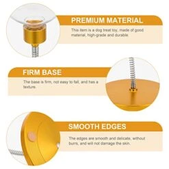 Automatic Slow Iq Small Plaything Feeder Dispenser Puzzle Dispensing Food Puppy Treats Fun Ball Outdoor Dog Relief Emotion Educational Leaky Biting Interactive Chewing Pet -Dog Supply Store 41cb7I1GhbL