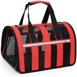 LEFEDA Dog Soft-Sided Travel Carrier Portable Pet Dog Cat Airline Bags Mesh Window Travelling Carrying Bag For Small Medium Dog Pet Backpack Carrier (Color : Greed) 25 LEFEDA Dog Soft-Sided Travel Carrier Portable Pet Dog Cat Airline Bags Mesh Window Travelling Carrying Bag For Small Medium Dog Pet Backpack Carrier (Color : Greed) -Dog Supply Store 41coyGOrrL. AC