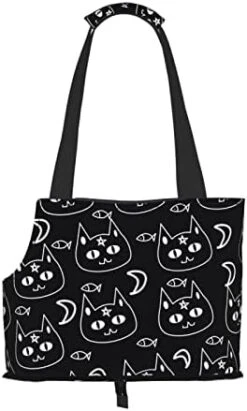 Dog Tote Bag Compatible With Hamburger Junk Food, Pet Purse Carrier For Small Dogs Pocket Bag, Shoulder Handles, Safety Tether, Pet Collapsible Tote Bag For Shopping, Subway -Dog Supply Store 41cq YreTOL. AC