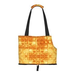 Food Waffle Pets Carrier Bag For Small Dogs & Cats Foldable Puppy Soft Shoulder Bag Portable Tote Bag -Dog Supply Store 41dSYr83K0L