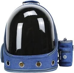 AYENCI Pet Backpack, Portable Cat Backpack With Snack Bag Panoramic Space Capsule Breathable Pet Dog Travel Outdoor Carrier (Color : Dark Blue) 17 AYENCI Pet Backpack, Portable Cat Backpack With Snack Bag Panoramic Space Capsule Breathable Pet Dog Travel Outdoor Carrier (Color : Dark Blue) -Dog Supply Store 41dTP2D4SiL. AC