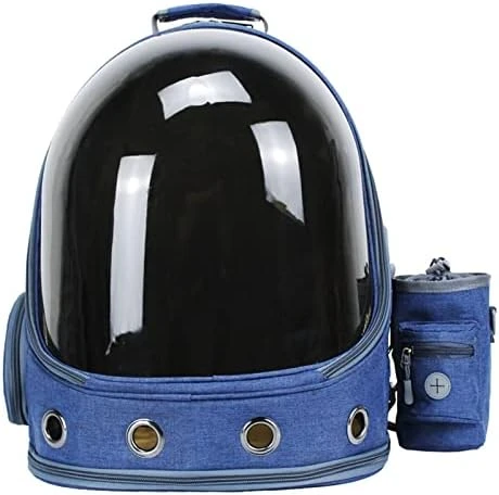 AYENCI Pet Backpack, Portable Cat Backpack With Snack Bag Panoramic Space Capsule Breathable Pet Dog Travel Outdoor Carrier (Color : Dark Blue) 9 AYENCI Pet Backpack, Portable Cat Backpack With Snack Bag Panoramic Space Capsule Breathable Pet Dog Travel Outdoor Carrier (Color : Dark Blue) - Image 7
