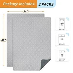 2 Packs Waterproof Dog Blankets Washable For Large Dog, All-Round Protector For Pets, Soft Reversible Dog Blankets Anti Scratches Dirty For Bed Couch Sofa Furniture (54"×82", Light/Dark Grey) 8 2 Packs Waterproof Dog Blankets Washable For Large Dog, All-Round Protector For Pets, Soft Reversible Dog Blankets Anti Scratches Dirty For Bed Couch Sofa Furniture (54"×82", Light/Dark Grey) -Dog Supply Store 41dam5JOXcL