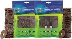 PetSafe Treat Rings - 16 Rings - Size B - Original & Busy Buddy Bristle Bone - Treat-Holding Toy For Dogs - Purple, Large -Dog Supply Store 41dcT1e6woL. AC