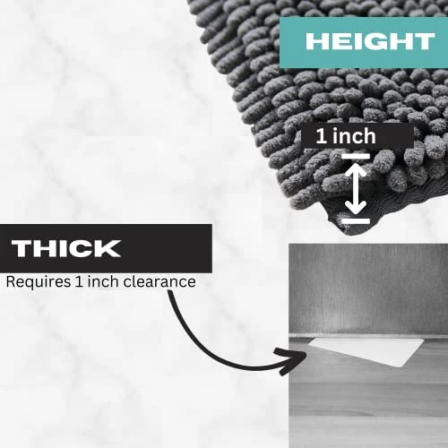 Style Basics Dog Door Mat - Pet Paw Cleaning Runner Rug For Dogs Muddy Paws - Indoor Or Outdoor - 60" X 20", Marine Blue 4 Style Basics Dog Door Mat - Pet Paw Cleaning Runner Rug For Dogs Muddy Paws - Indoor Or Outdoor - 60" X 20", Marine Blue - Image 2